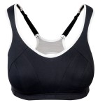 Shock Absorber + Max Sports Bra. Perfekt støtte for intensiv trening. Formede, vatterte cup'er og justerbare skulderstropper. Bakre del har dobb...